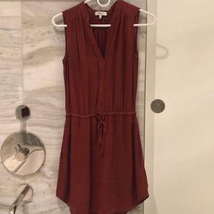 Aritzia burgundy dress